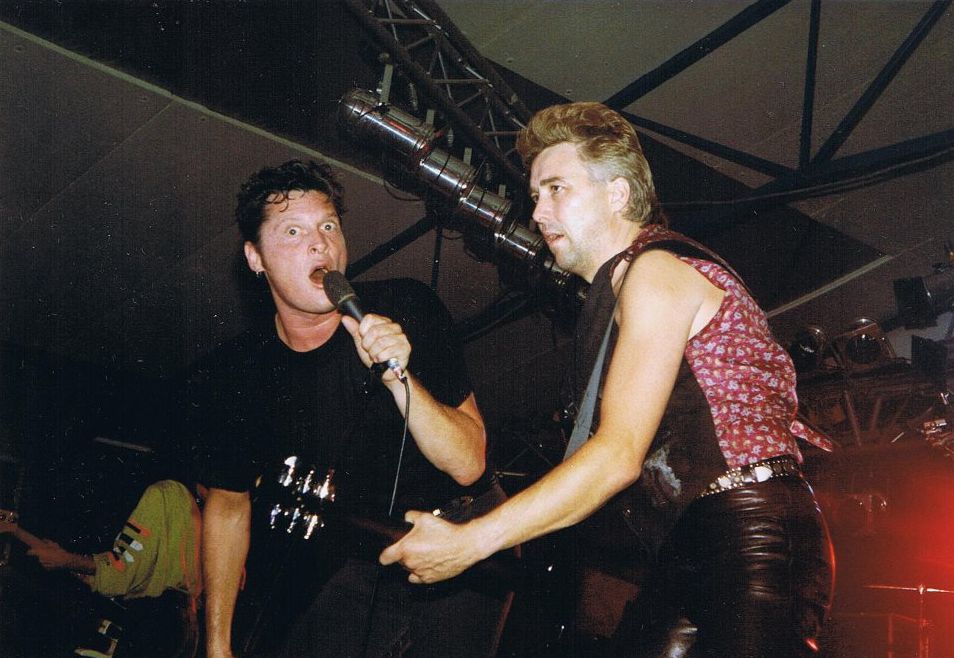 Golden Earring show photo August 13 1990 Epen - Feesttent picture Yvonne Klaassen